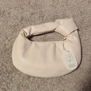 Melie Bianco Cream Hobo Bag